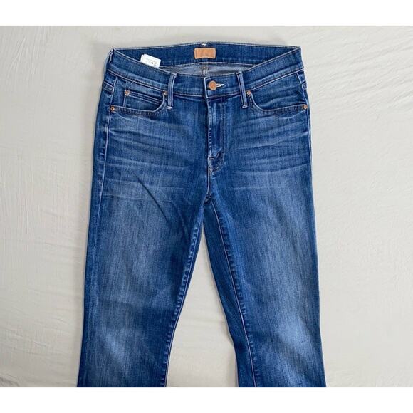Mother 'The Rascal' Ankle Snippet Raw Cuff Stretch Denim Jeans. Women's 26, GUC! - Picture 5 of 13